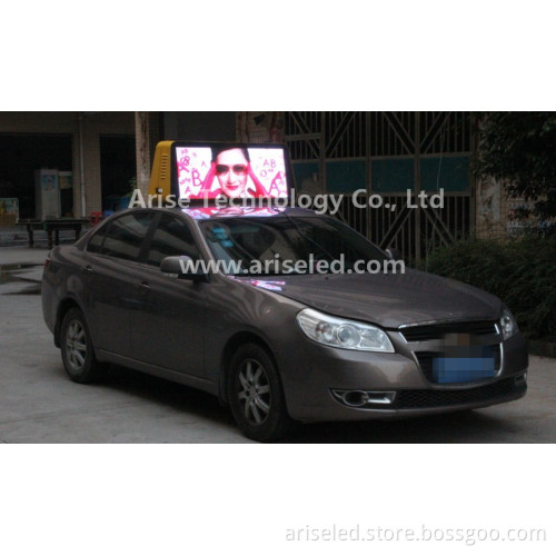Taxi LED banner signs P6 Taxi LED banner signs/ TAXI LED Display P4/P5/P6